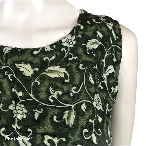 Jessica Sport vintage green sleeveless top and sarong skirt - Picture 5 of 9